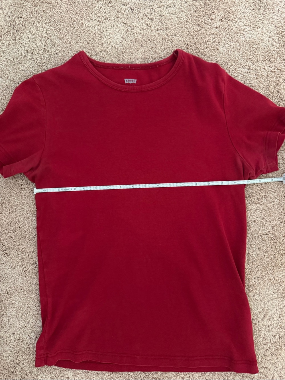 Levi's White and Deep Red Crew Neck Tee Duo - Picture 11 of 12